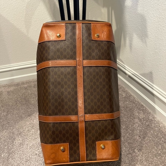 Vintage Celine Brown Macadam print Boston bag - Picture 6 of 9